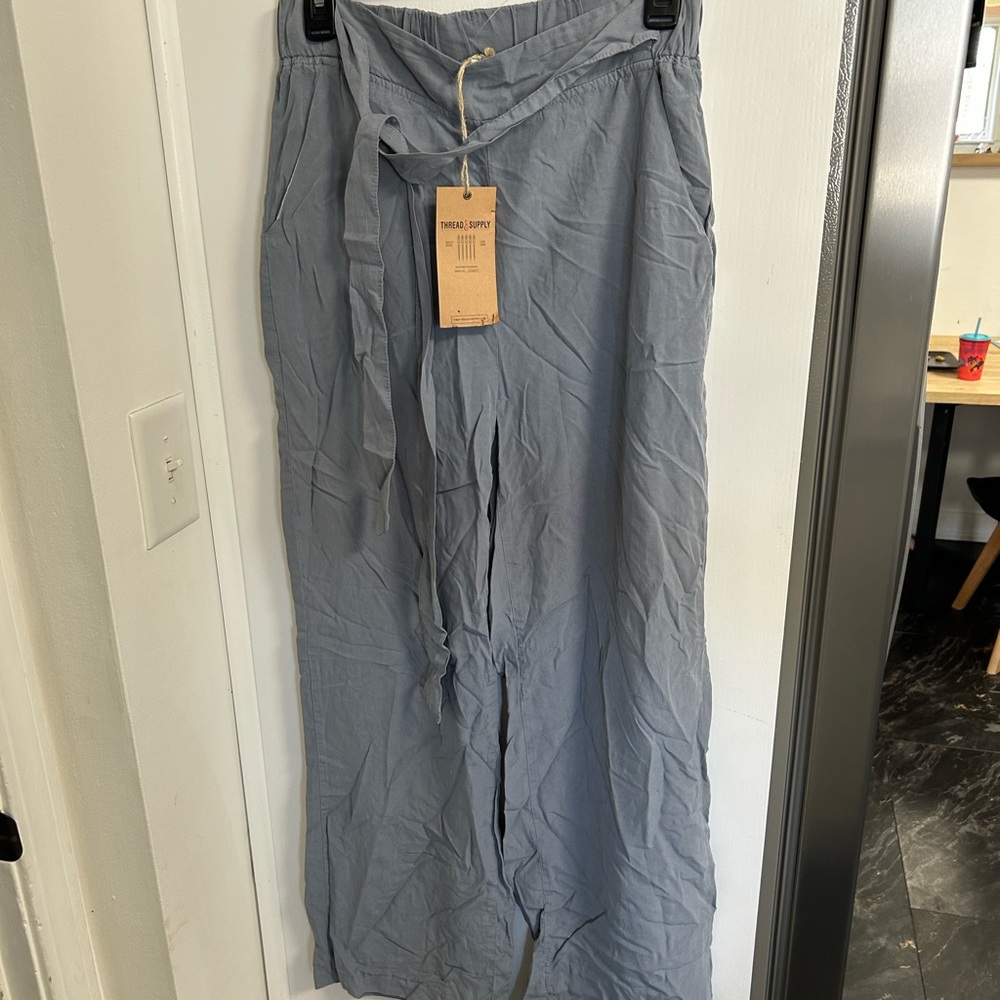 Thread & Supply Light Gray Chinos